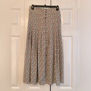 H&M floral maxi skirt